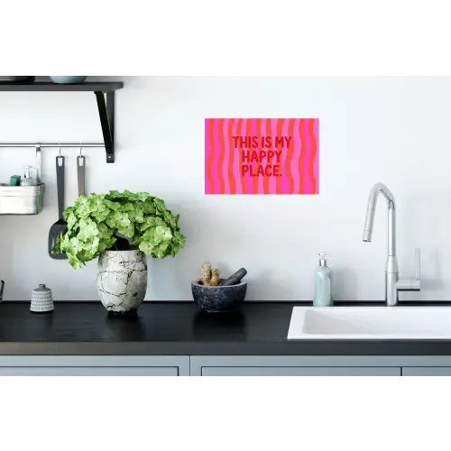 Tekst - Modern - Kleurrijk Muursticker klein -keuken