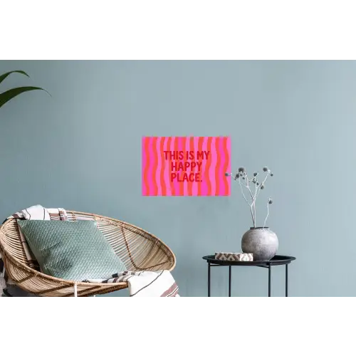 Tekst - Modern - Kleurrijk Muursticker klein -plant