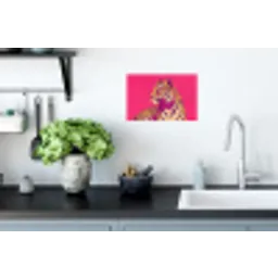 Tijger - Modern - Neon Muursticker klein -keuken