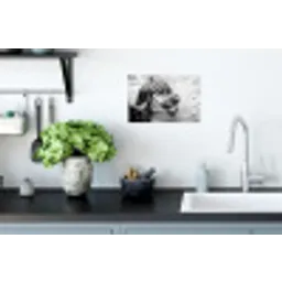 Tomaten - Chef - Zwart - Wit Muursticker klein -keuken