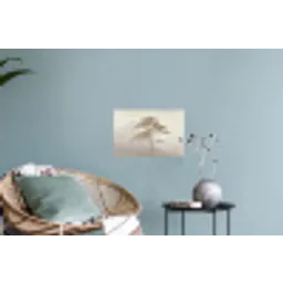 Boom - Oosterse stijl - Landschap Muursticker klein -plant