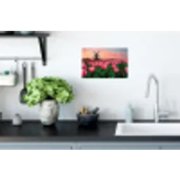 Tulpen - Molen - Nederland Muursticker klein -keuken