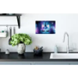 Eenhoorn - Sterren - Magisch - Blauw Muursticker klein -keuken