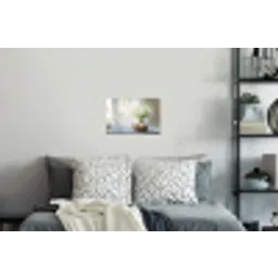 Vaas - Eieren - Bloemen Muursticker klein -slaapkamer