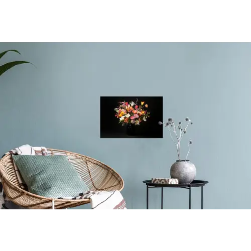 Vaas - Bloemen - Tulpen Muursticker klein -plant