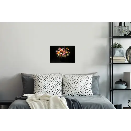 Vaas - Bloemen - Tulpen Muursticker klein -slaapkamer