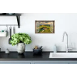 Doorkijk - Toscane - Uitzicht - Landschap - Zomer Muursticker klein -keuken