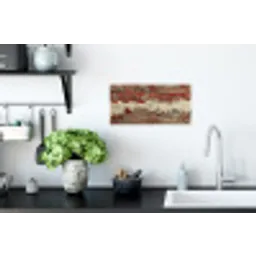 Muur - Baksteen - Verweerd Muursticker klein -keuken