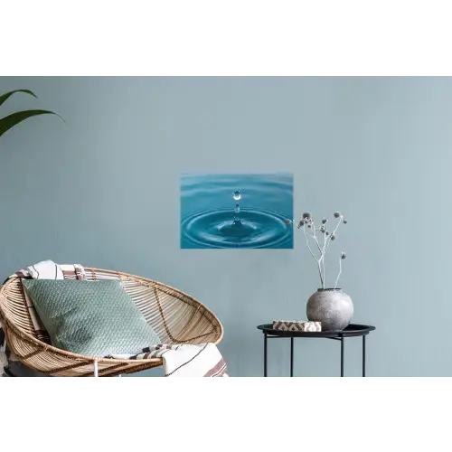 Waterdruppel - Water - Oppervlakte Muursticker klein -plant