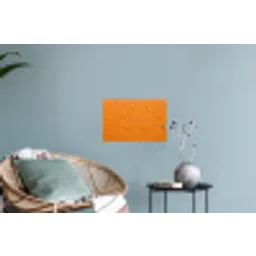 Water - Druppels - Oranje Muursticker klein -plant