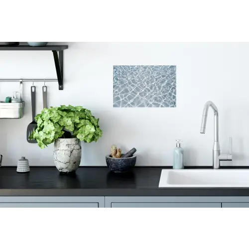 Water - Reflectie - Zonlicht Muursticker klein -keuken