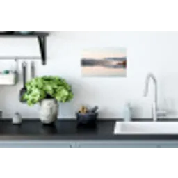 Water - Bomen - Mistlaag Muursticker klein -keuken