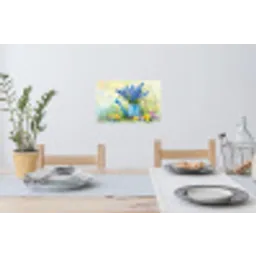 Gieter - Lavendel - Bloesems Muursticker klein -eettafel