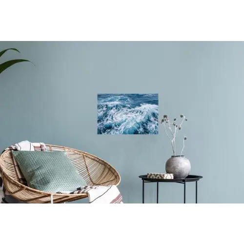 Golven - Oceaan - Blauw Muursticker klein -plant