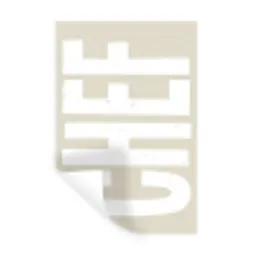 Wit - Chef - Decoratie - Japandi Muursticker klein -3d