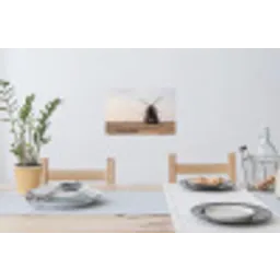 Windmolens - Landschap - Veld Muursticker klein -eettafel