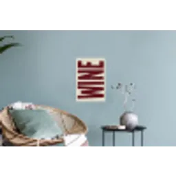 Wine - Red - Decoratie - Japandi Muursticker klein -plant
