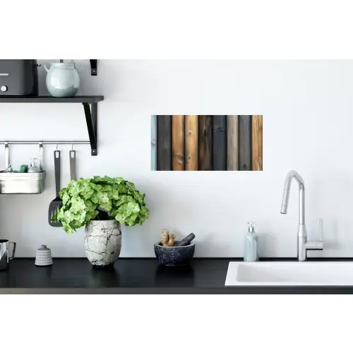 Hout - Planken - Gemengd Muursticker klein -keuken