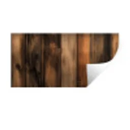 Hout - Rustiek - Donkere Planken Muursticker klein -3d