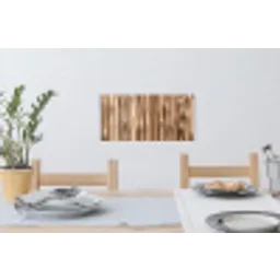 Hout - Stam - Lichtbruin Muursticker klein -eettafel